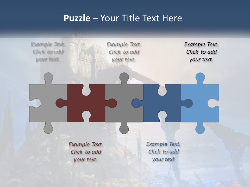 Castle On The Top PowerPoint Template