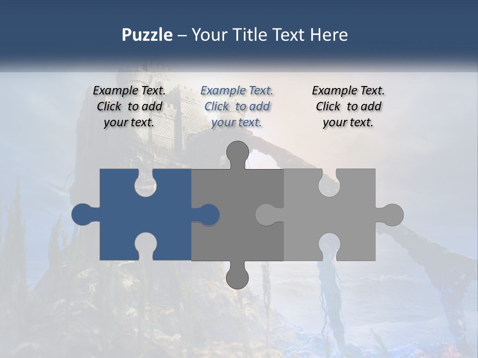 Castle On The Top PowerPoint Template