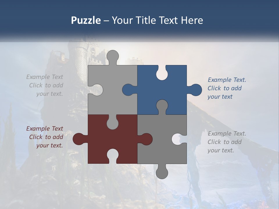 Castle On The Top PowerPoint Template