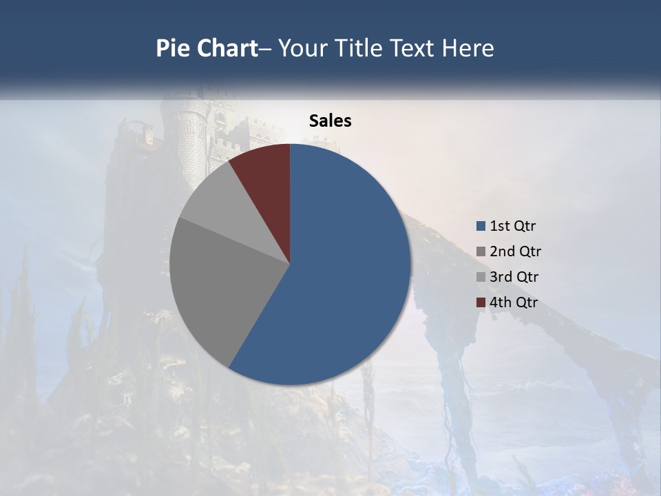 Castle On The Top PowerPoint Template