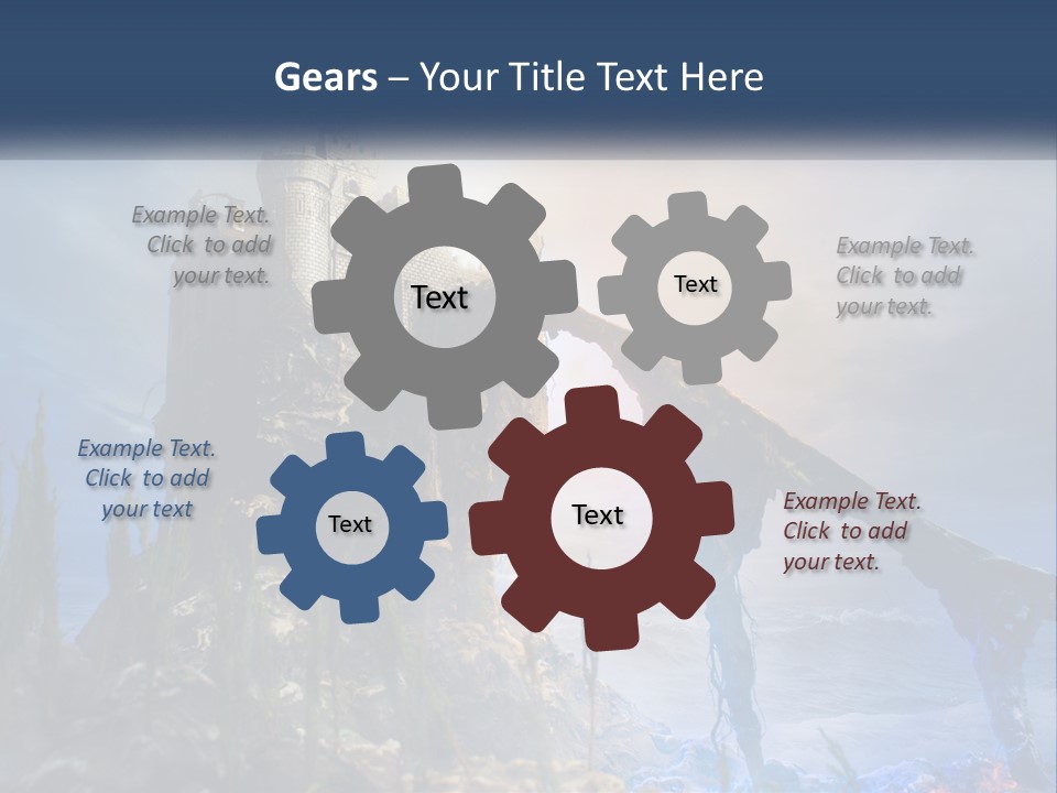 Castle On The Top PowerPoint Template