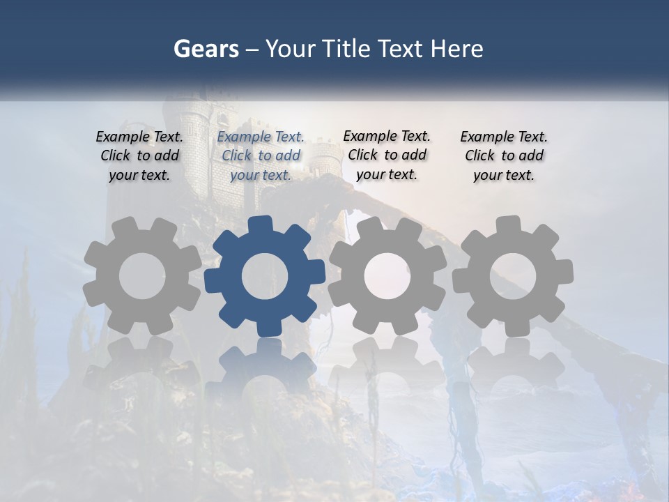 Castle On The Top PowerPoint Template