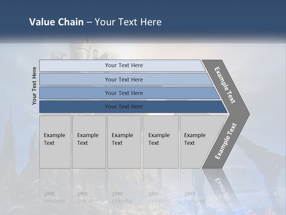 Castle On The Top PowerPoint Template