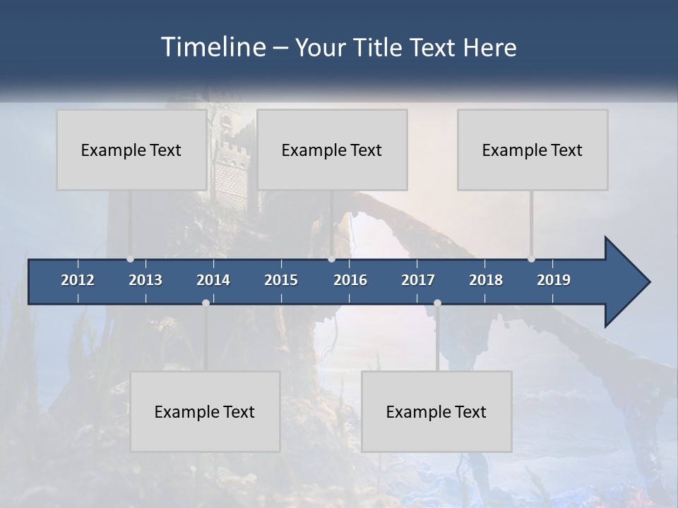 Castle On The Top PowerPoint Template