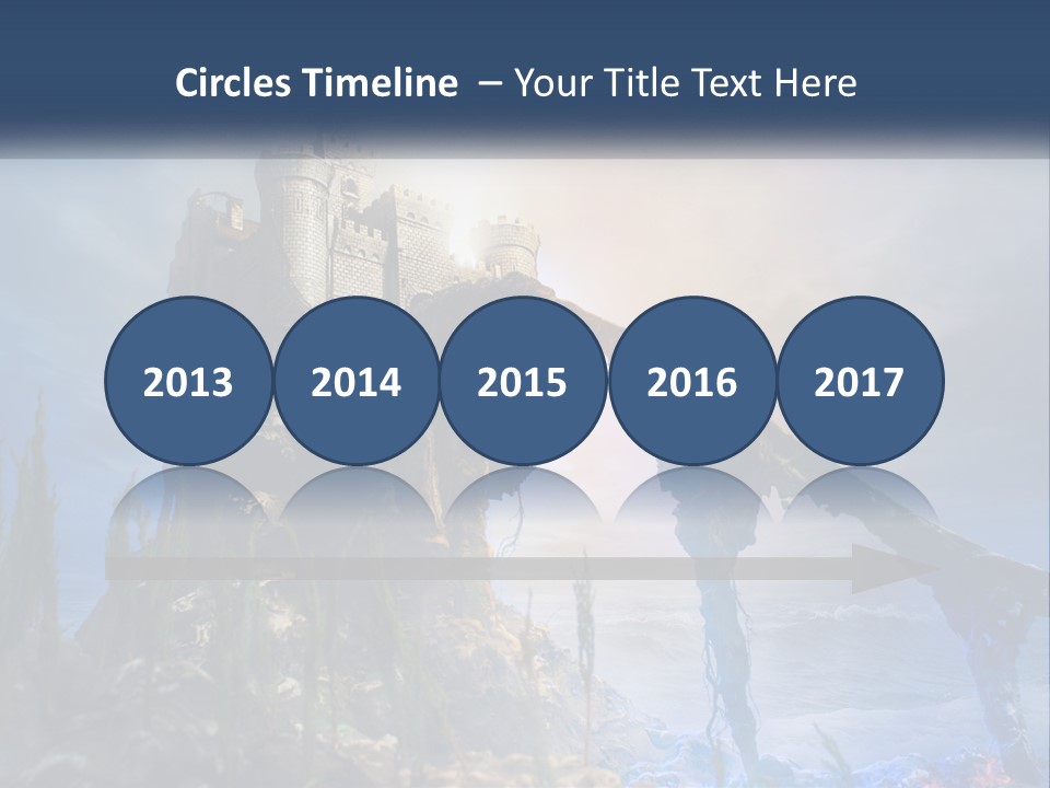 Castle On The Top PowerPoint Template