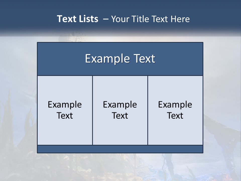 Castle On The Top PowerPoint Template