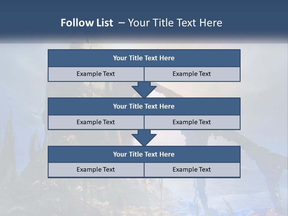 Castle On The Top PowerPoint Template