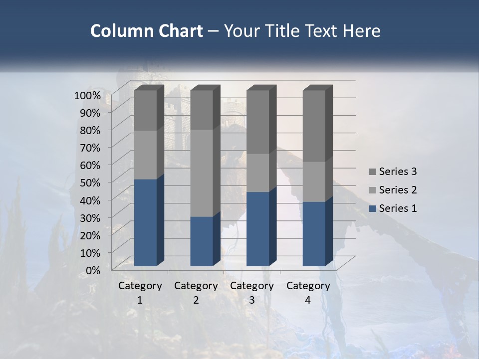 Castle On The Top PowerPoint Template