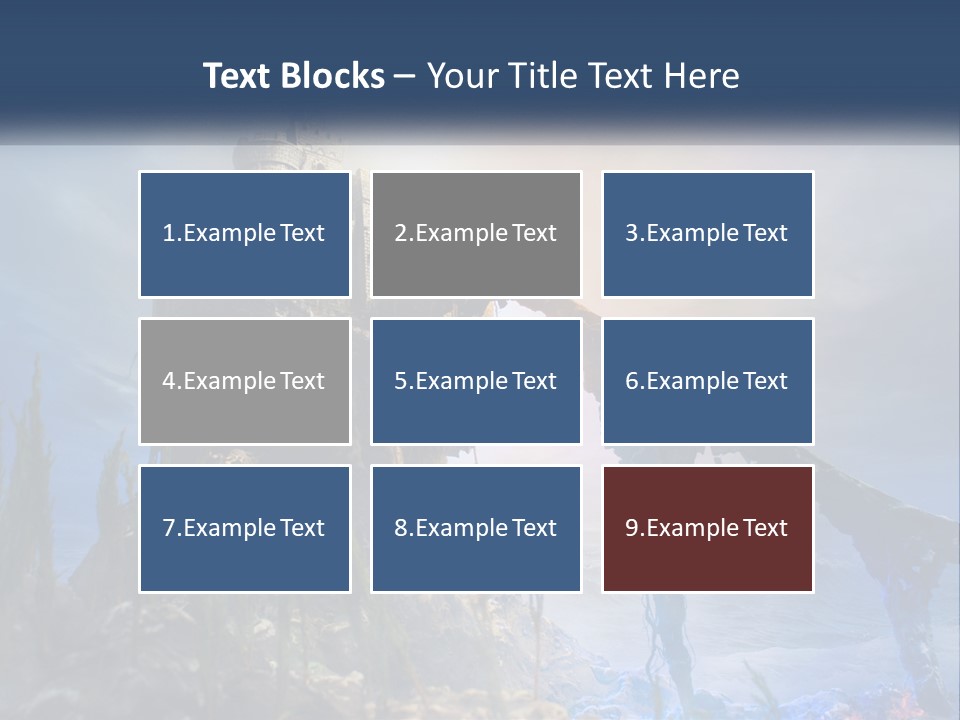 Castle On The Top PowerPoint Template