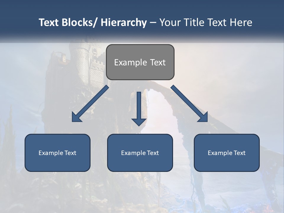 Castle On The Top PowerPoint Template