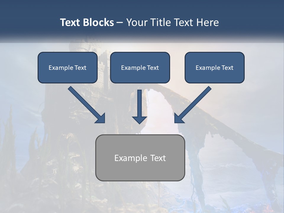 Castle On The Top PowerPoint Template