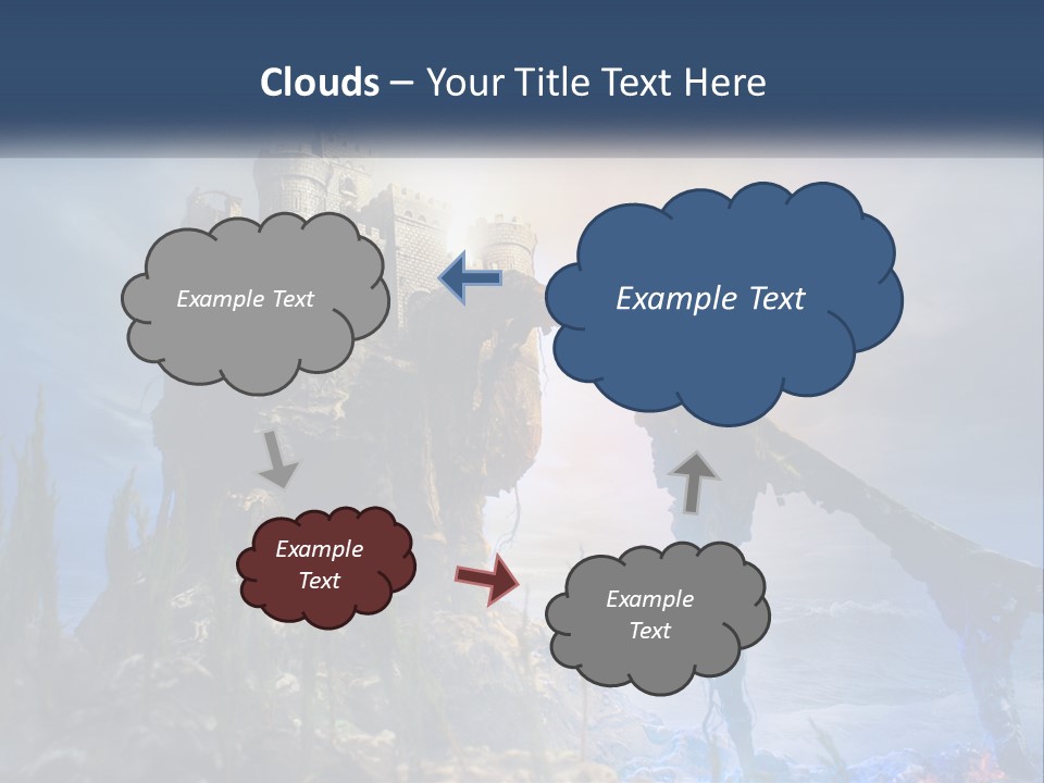 Castle On The Top PowerPoint Template