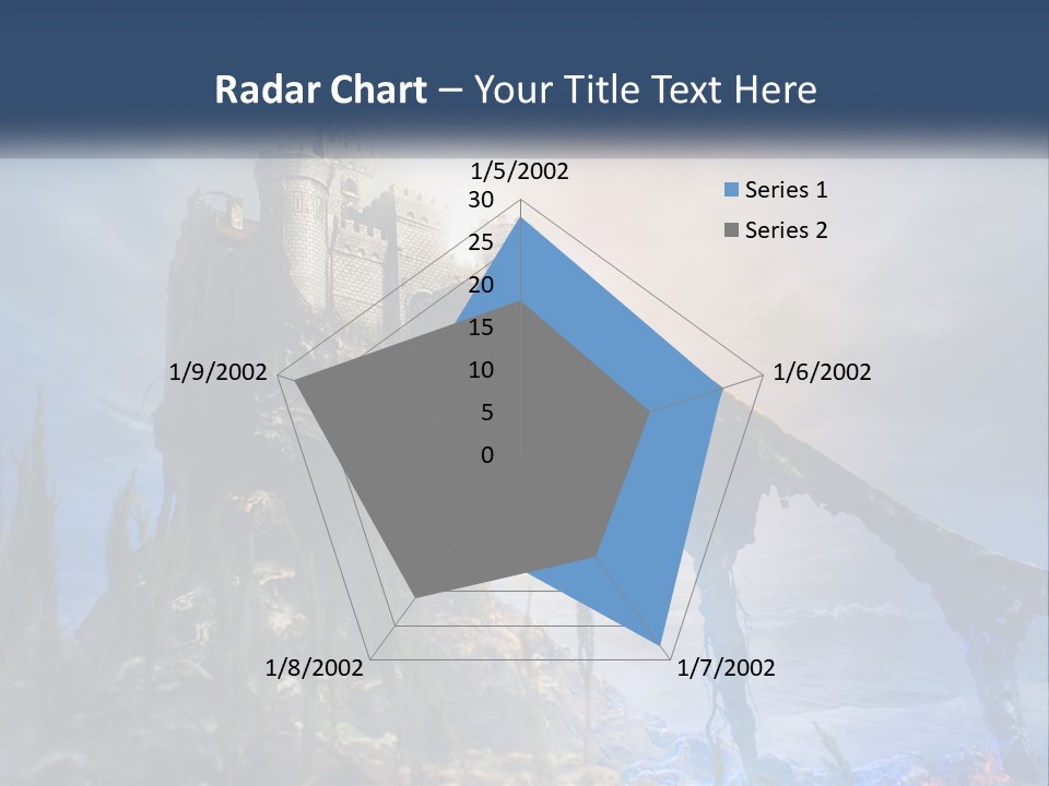 Castle On The Top PowerPoint Template