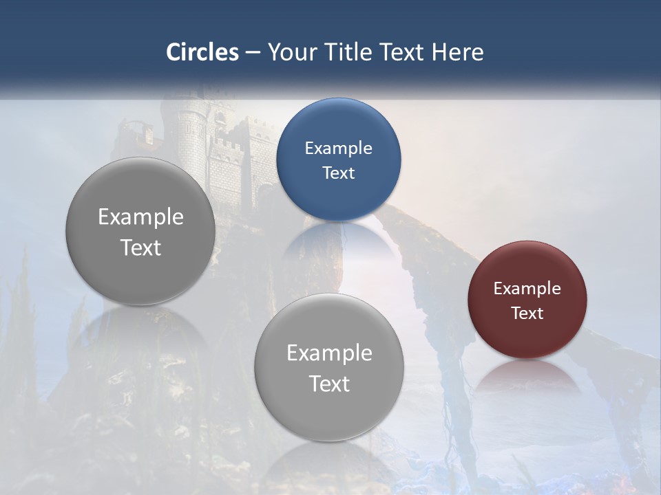 Castle On The Top PowerPoint Template