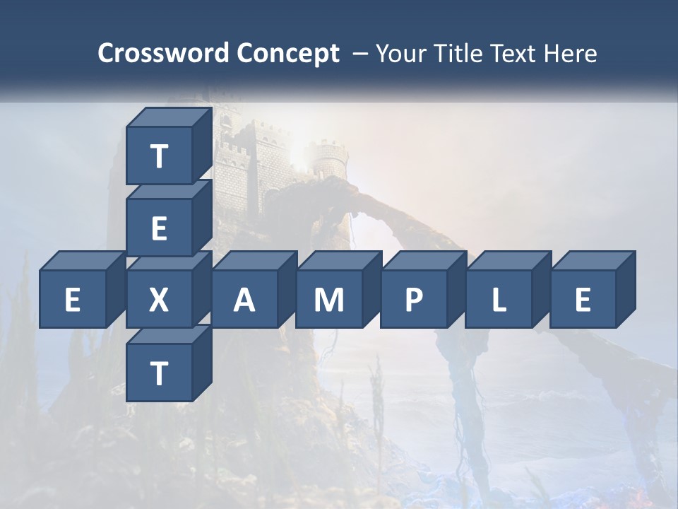 Castle On The Top PowerPoint Template