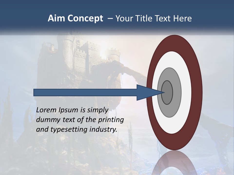 Castle On The Top PowerPoint Template