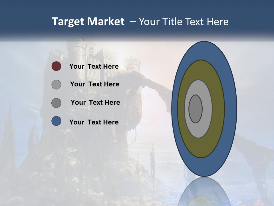 Castle On The Top PowerPoint Template