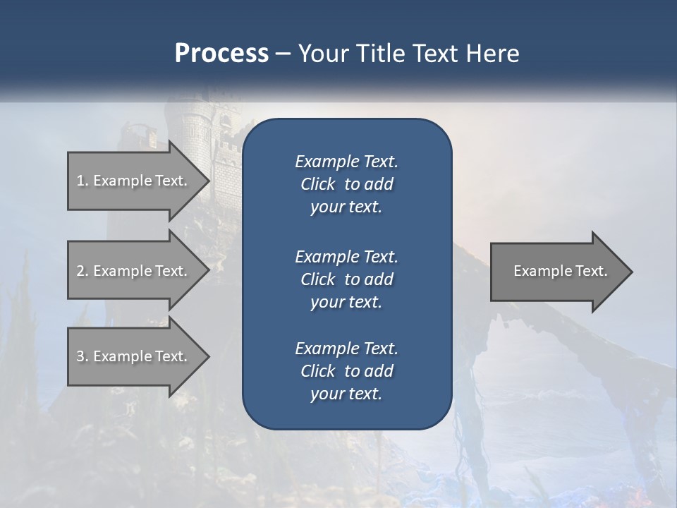 Castle On The Top PowerPoint Template