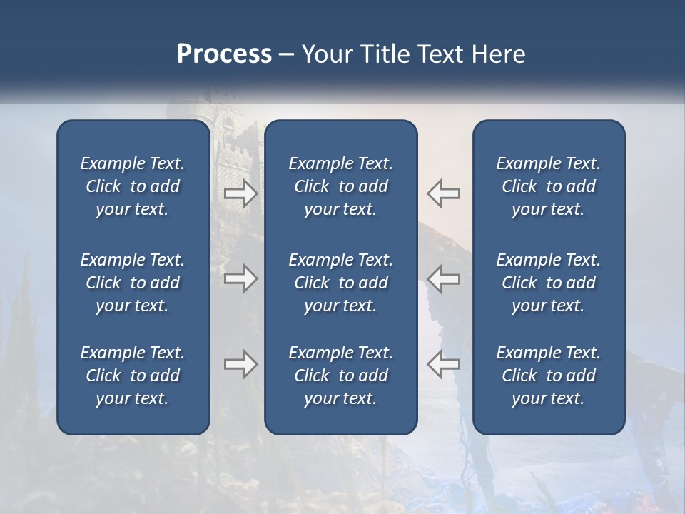 Castle On The Top PowerPoint Template