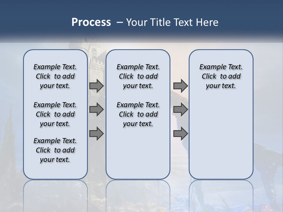 Castle On The Top PowerPoint Template