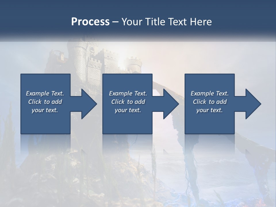Castle On The Top PowerPoint Template