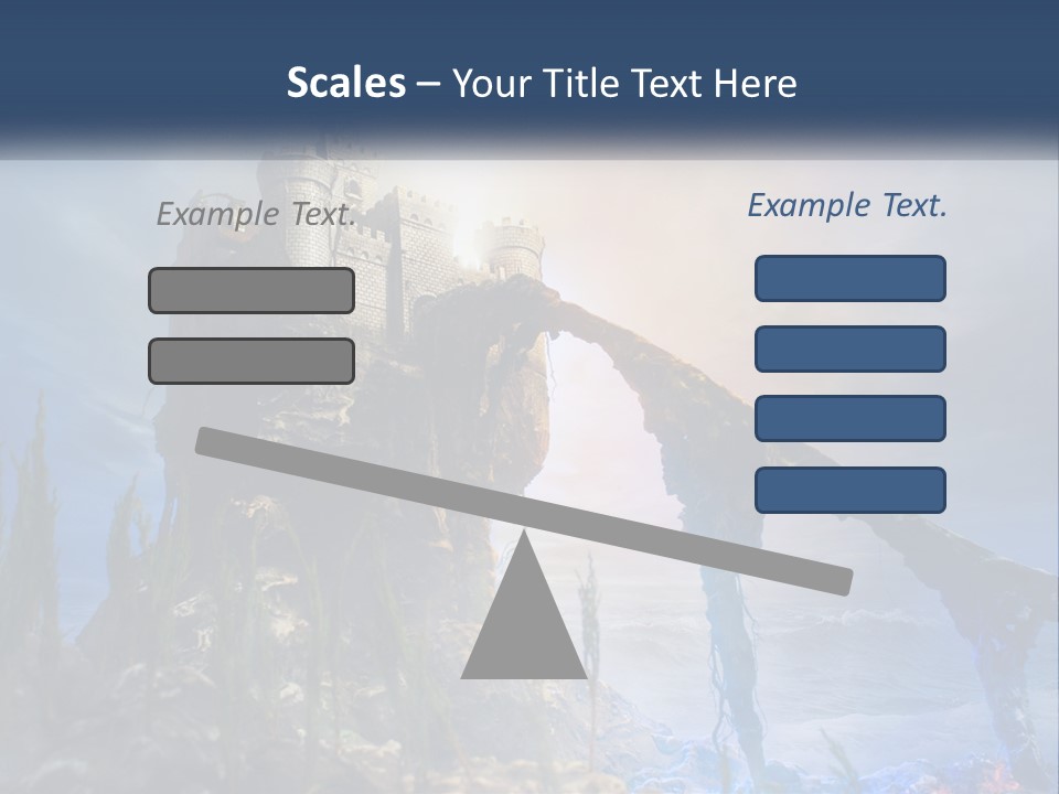 Castle On The Top PowerPoint Template
