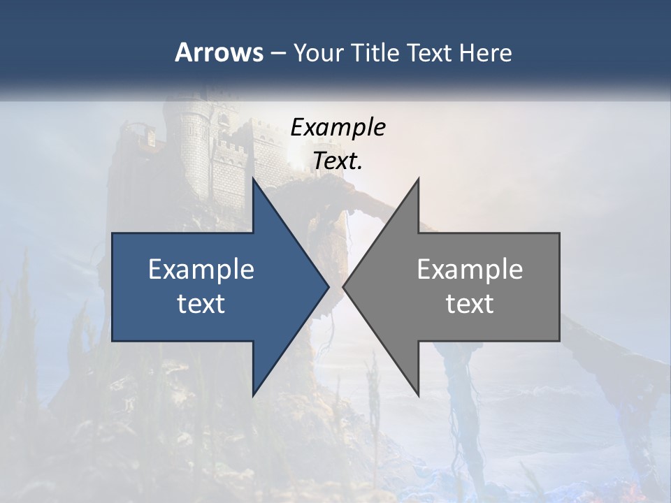 Castle On The Top PowerPoint Template