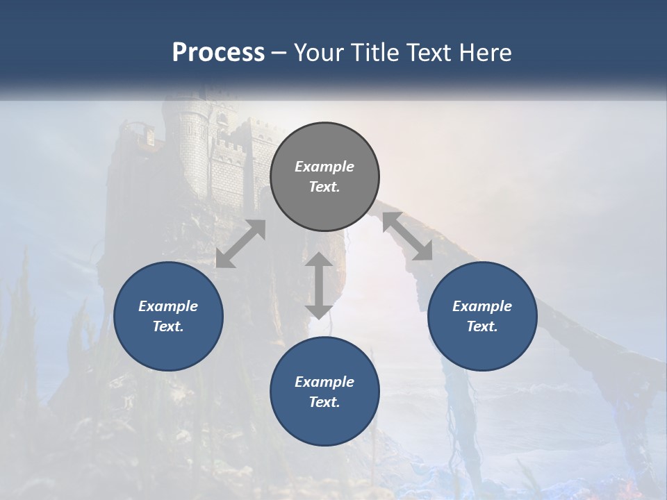 Castle On The Top PowerPoint Template