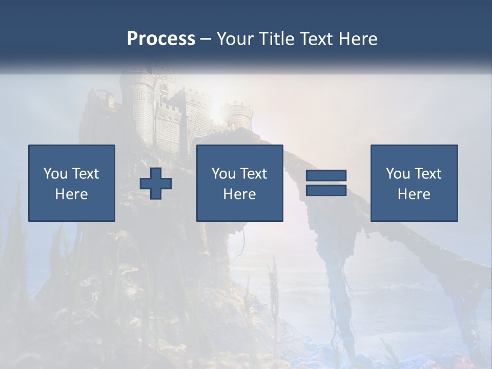 Castle On The Top PowerPoint Template