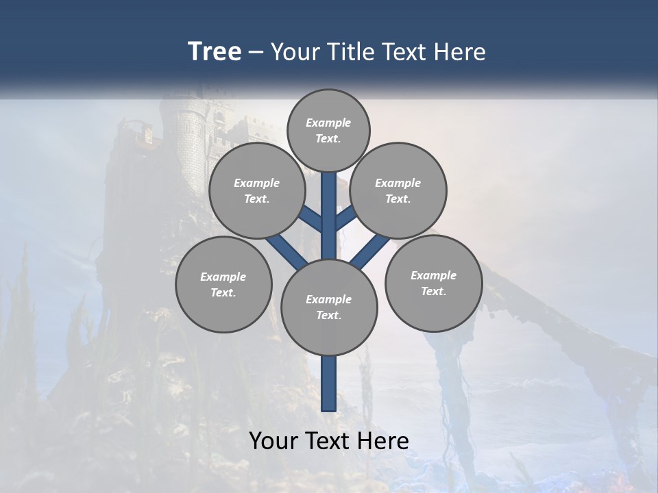 Castle On The Top PowerPoint Template