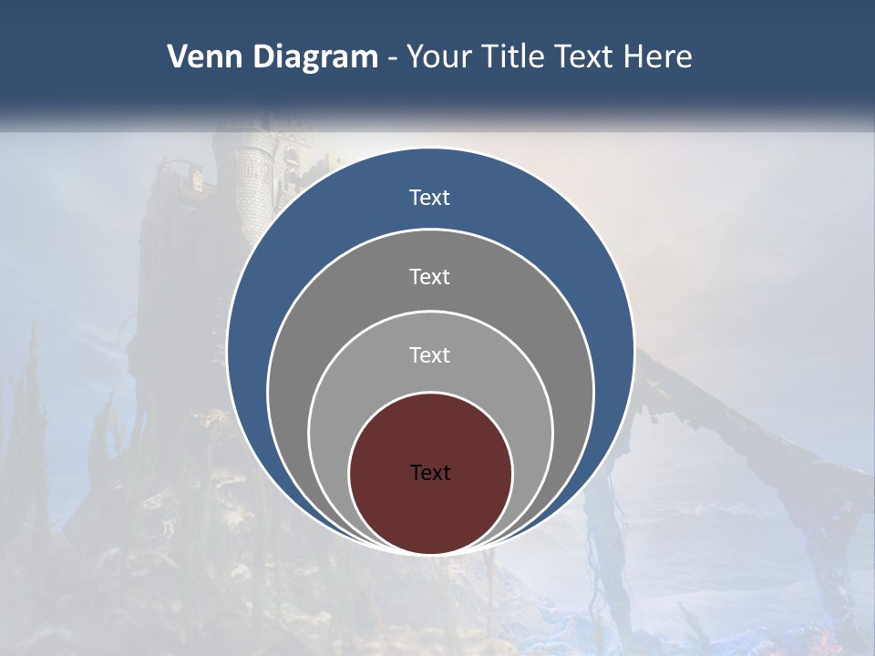 Castle On The Top PowerPoint Template