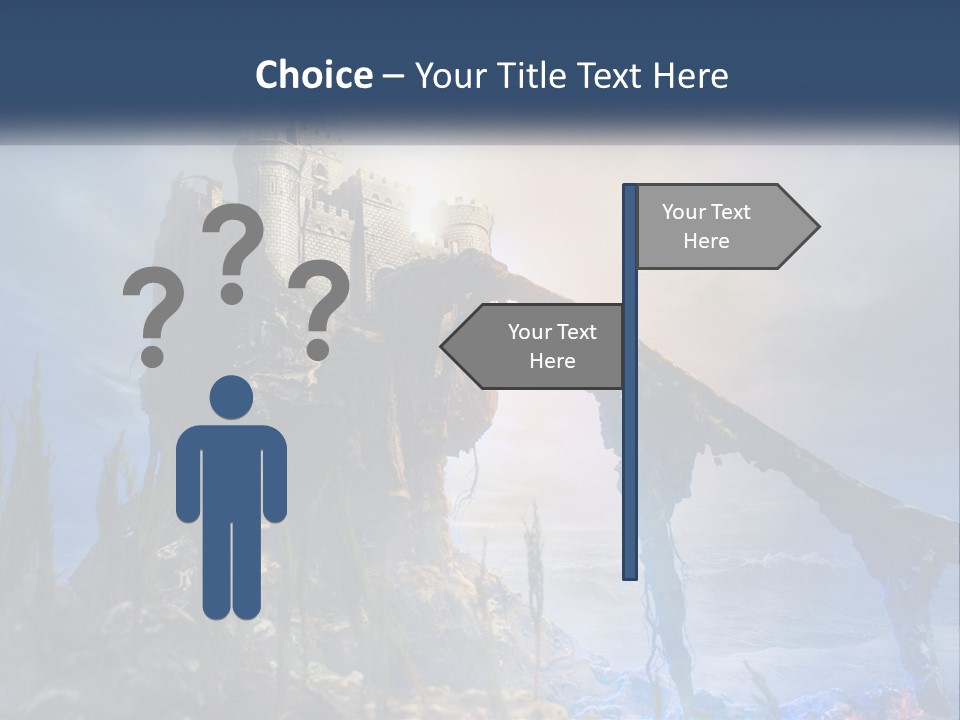 Castle On The Top PowerPoint Template