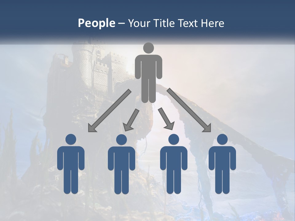 Castle On The Top PowerPoint Template