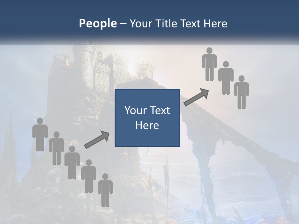 Castle On The Top PowerPoint Template