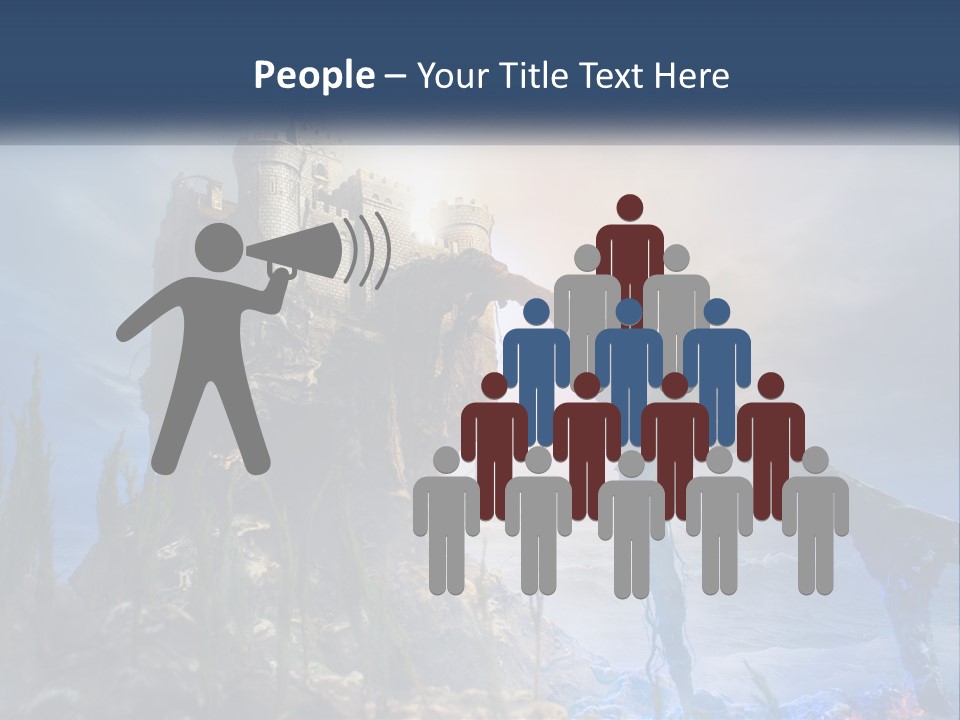 Castle On The Top PowerPoint Template