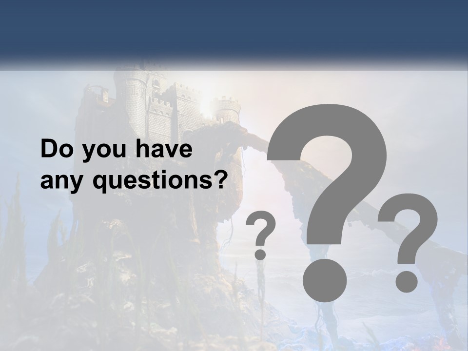 Castle On The Top PowerPoint Template