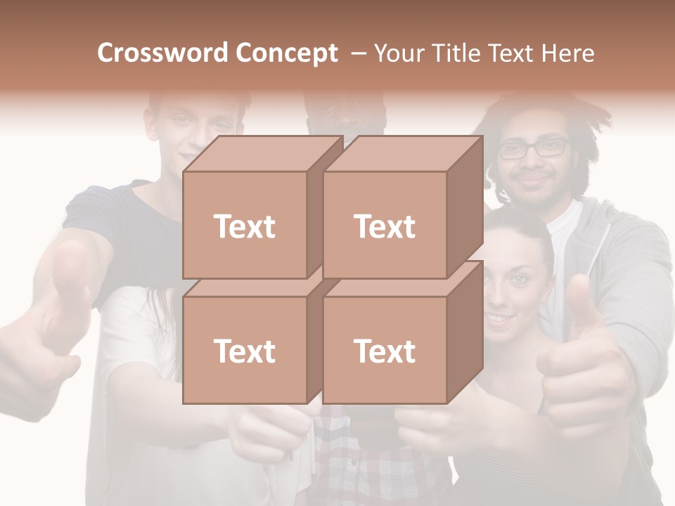 Friendly Team PowerPoint Template