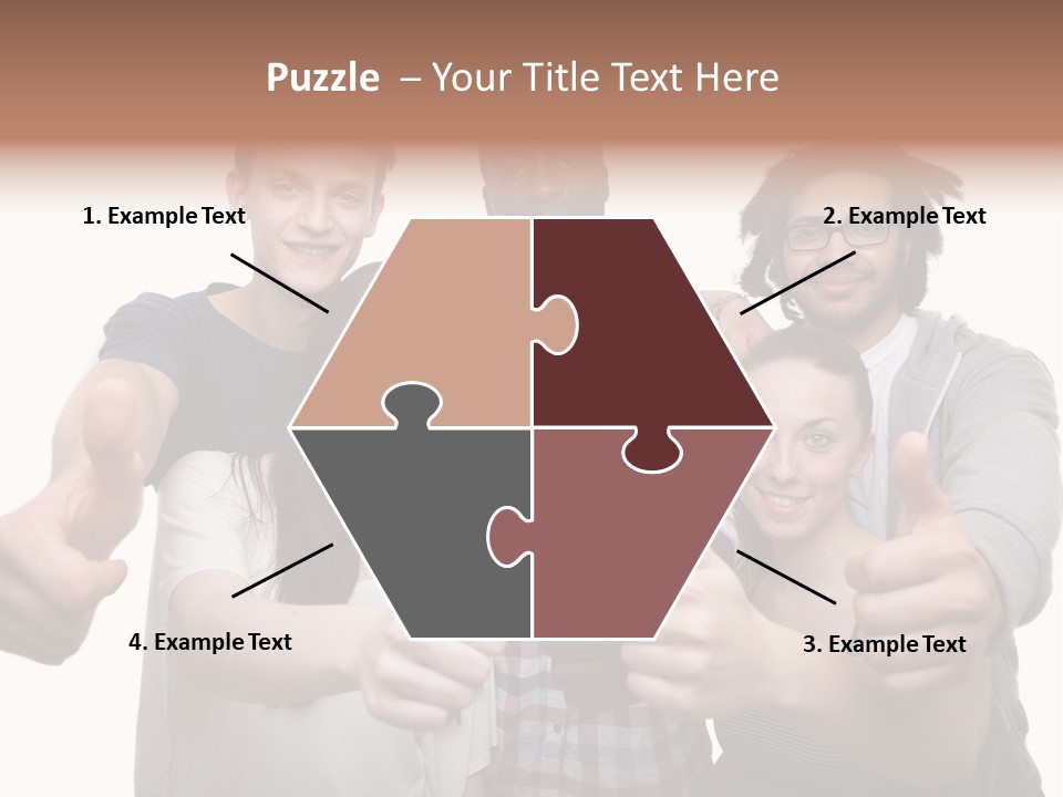 Friendly Team PowerPoint Template