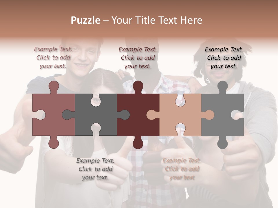 Friendly Team PowerPoint Template