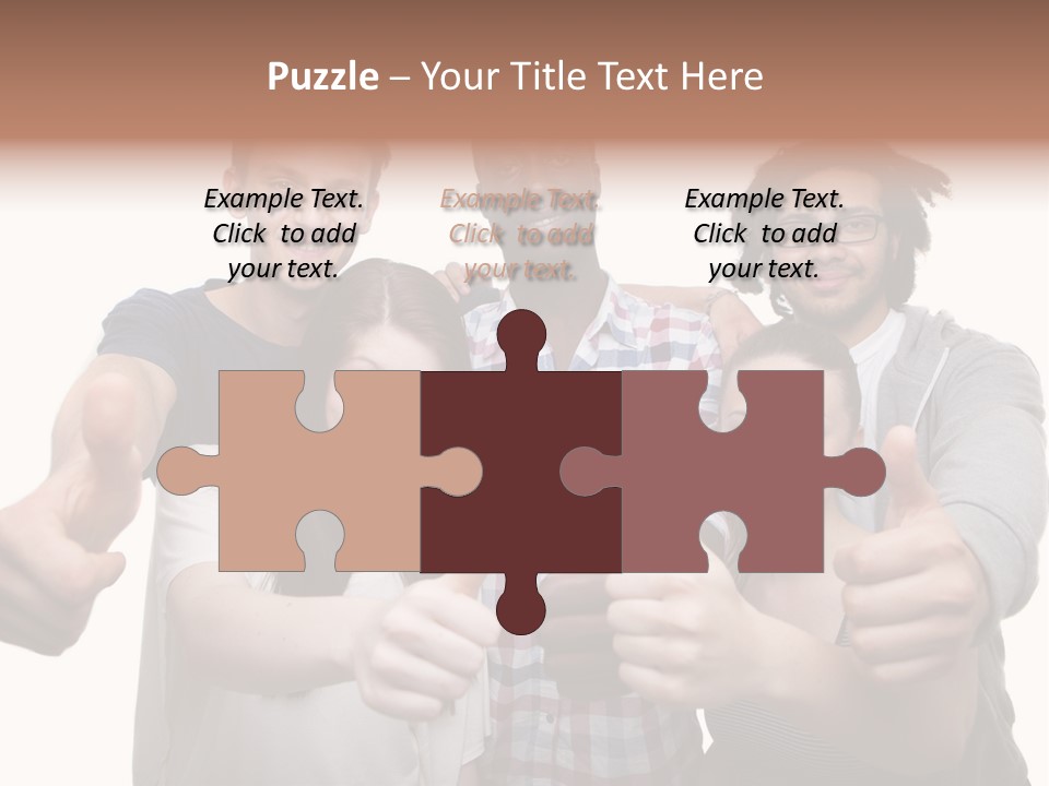 Friendly Team PowerPoint Template