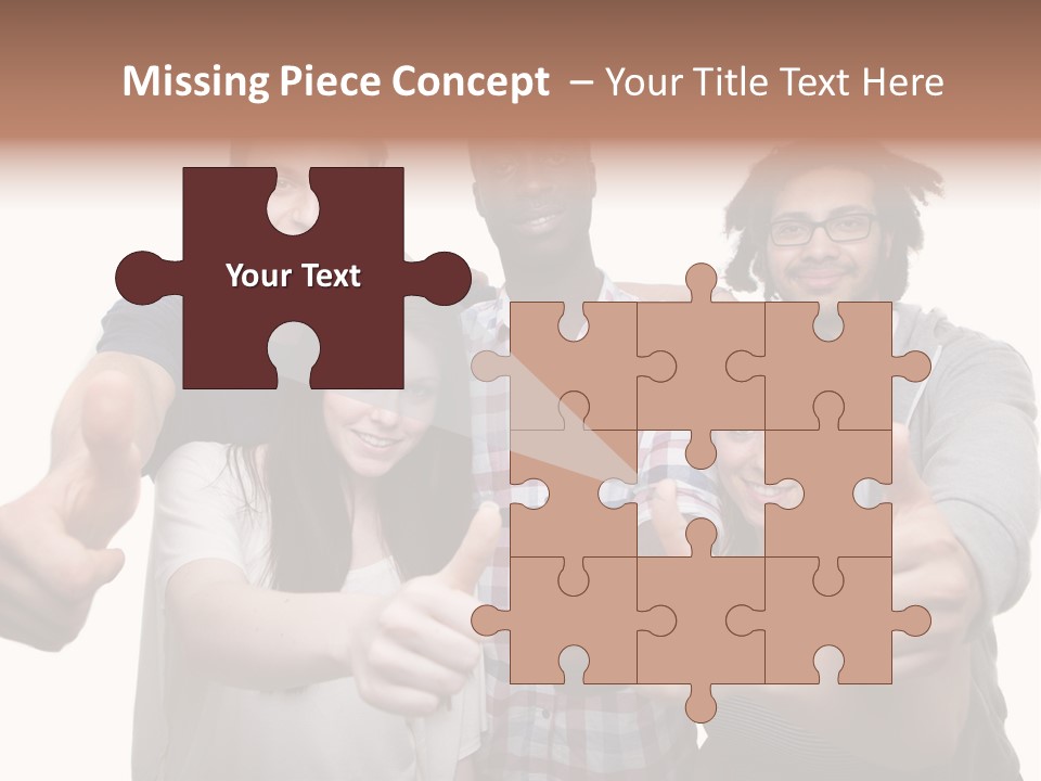 Friendly Team PowerPoint Template