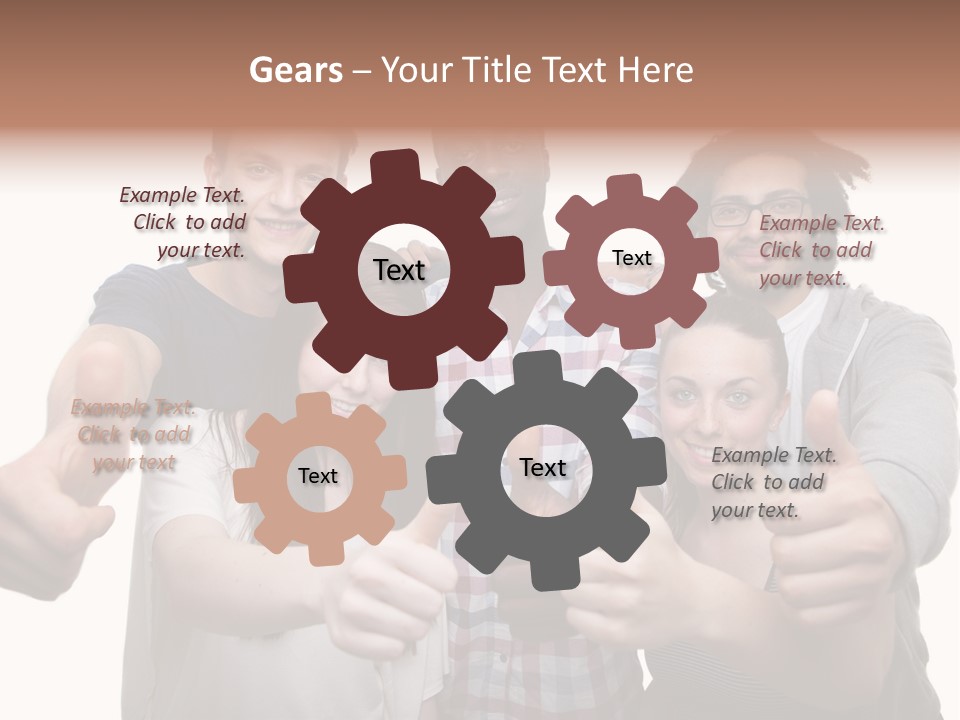 Friendly Team PowerPoint Template