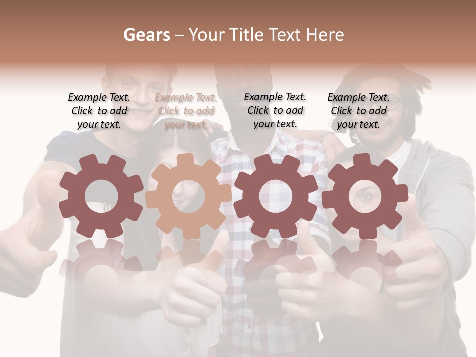 Friendly Team PowerPoint Template