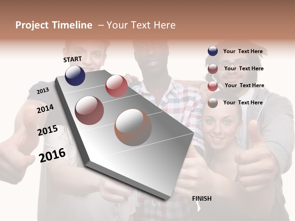 Friendly Team PowerPoint Template