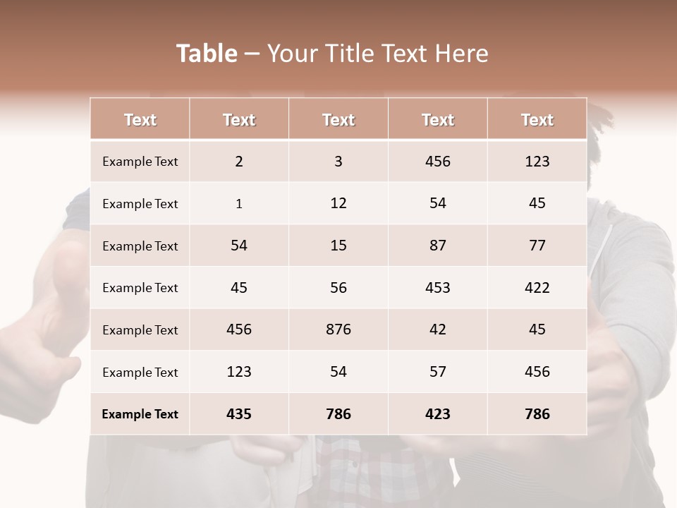 Friendly Team PowerPoint Template