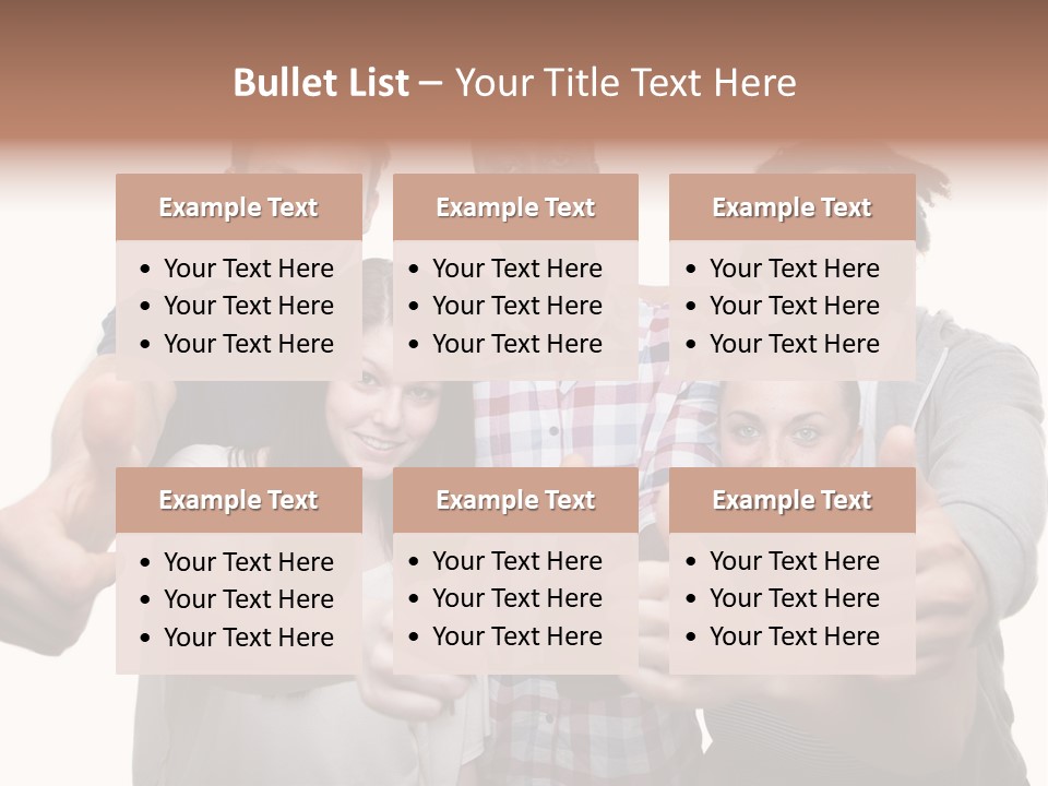 Friendly Team PowerPoint Template