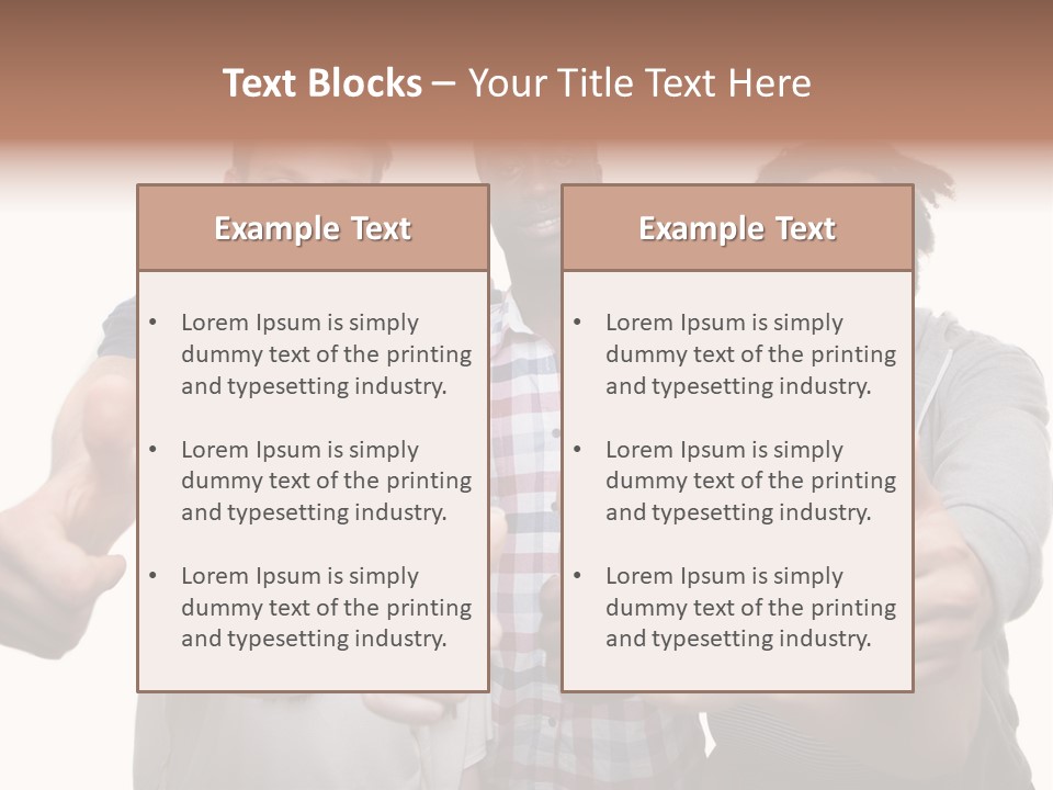 Friendly Team PowerPoint Template