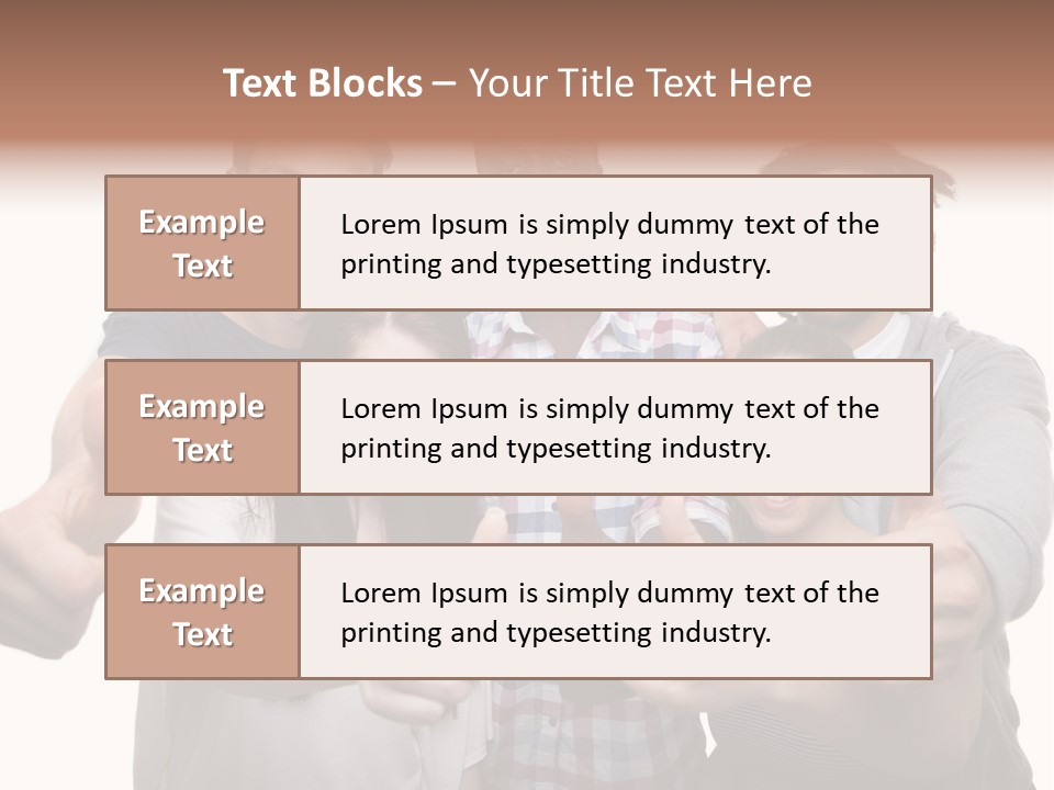 Friendly Team PowerPoint Template