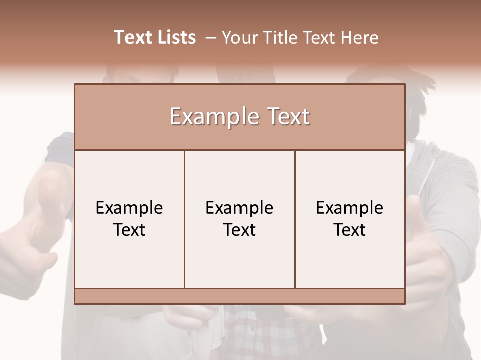 Friendly Team PowerPoint Template