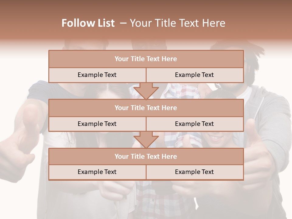 Friendly Team PowerPoint Template